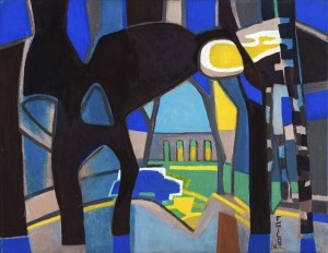 Setting sun on the daffodils.francoise_gilot